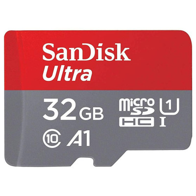 کارت حافظه microSDXC سن دیسک مدل Ultra A1 کلاس 10 استاندارد UHS-I سرعت 120MBps ظرفیت 32 گیگابایت ا