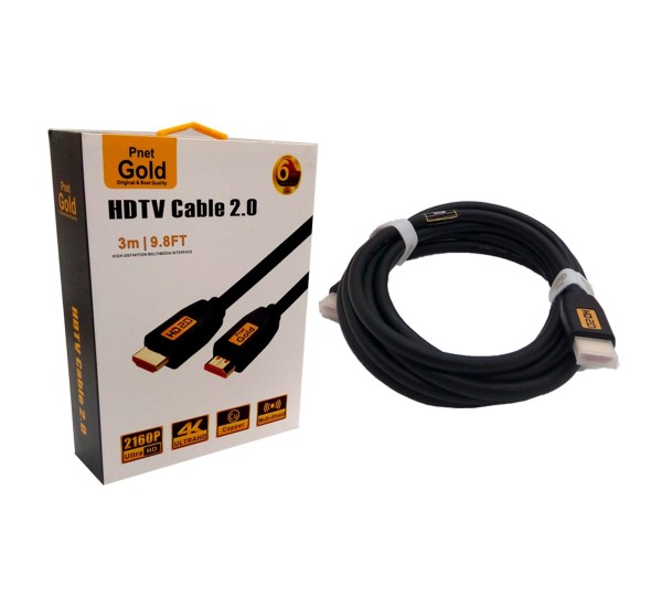 کابل HDMI پی نت مدل Gold طول3 متر