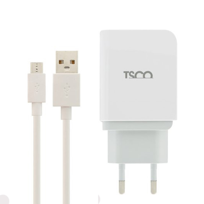 شارژر دیواری تسکو مدل TTC 59 به همراه کابل تبدیل microUSB